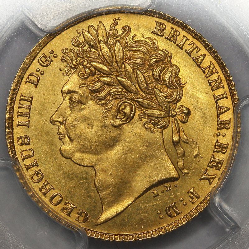 1821 GEORGE IV HALF SOVEREIGN Jon Blyth