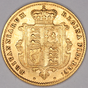 1862 Half Sovereign Extremely High Grade