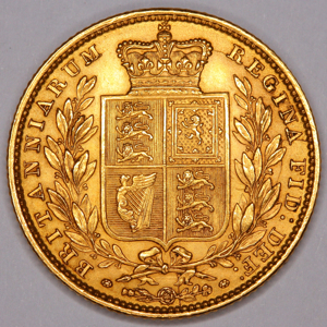 1849 Victoria Sovereign Uncirculated Grade