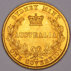 1866 Australian Sovereign Uncirculated Grade