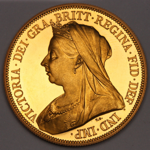 1893 Victoria Old Head £5 