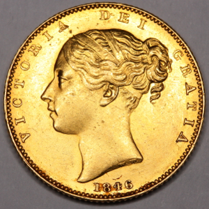 1846 Victoria Sovereign Uncirculated Grade