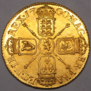 1700 William III Guinea Practically Uncirculated Grade