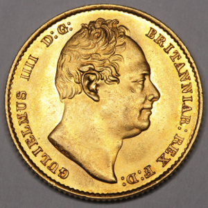 1832 William IV Sovereign Uncirculated Grade. PCGS  Mint State 63+