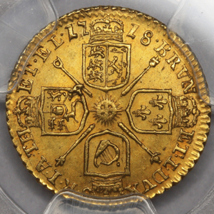 1718 George I Quarter Guinea Uncirculated Grade. PCGS - MS64