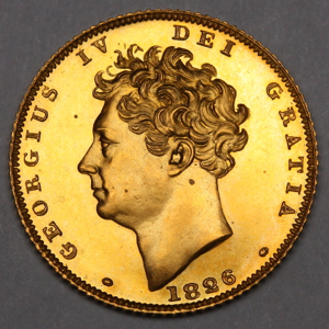 1826 George IV Half Sovereign PCGS - PR64DCAM