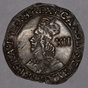 1646-8 Charles I Shilling About extremely fine