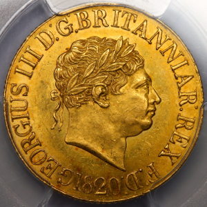 1820 George III Sovereign Uncirculated Grade. PCGS - MS63