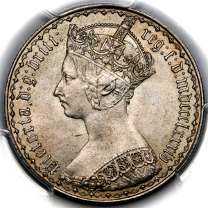 1884 Victoria Florin Choice Uncirculated. PCGS - MS64+