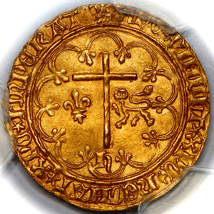 1423-1432 Henry VI Salut d'Or Choice Uncirculated. PCGS - MS64