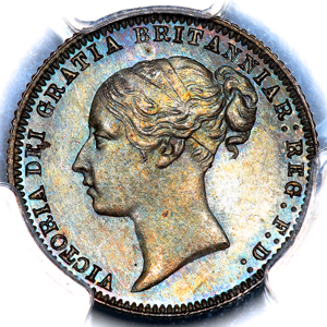 1876 Victoria Sixpence Choice Uncirculated. PCGS - MS64