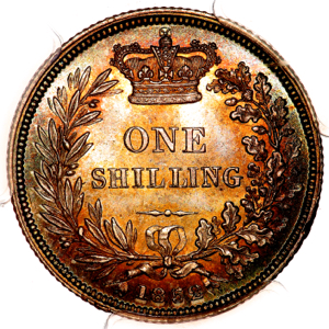 1852 Victoria Shilling Brilliant Uncirculated. PCGS - MS65