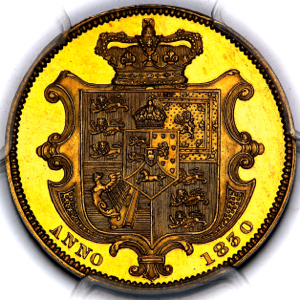 1830 William IV Proof Sovereign PCGS - PR62 DCAM