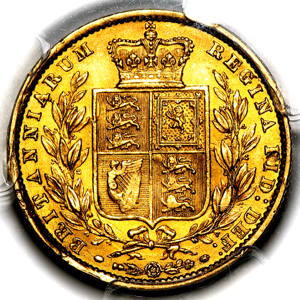1859 Victoria Sovereign PCGS - AU55