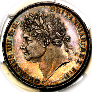 1821 George IV Crown Choice uncirculated grade. PCGS - MS64