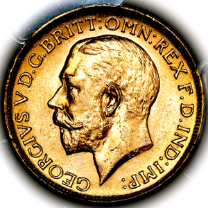 1914 George V Sovereign PCGS - Mint State 64