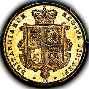 1875 Victoria Half Sovereign Proof-like. Choice Unc. PCGS - MS64