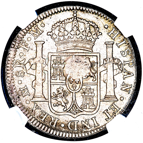 1797-1799 George III Dollar Uncirculated. NGC - MS63+ C/S UNC STD