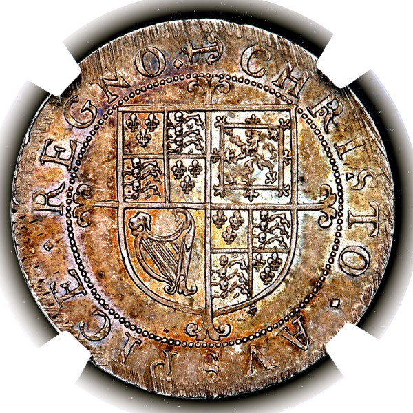 1638-1639 Charles I Shilling Choice Uncirculated. NGC - MS64