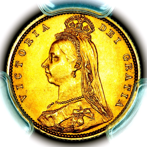 1892 Victoria Jubilee Head Half Sovereign Choice Uncirculated. PCGS - MS64
