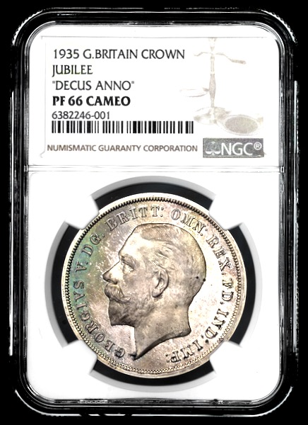 1935 George V Proof Crown NGC - PF66 CAMEO