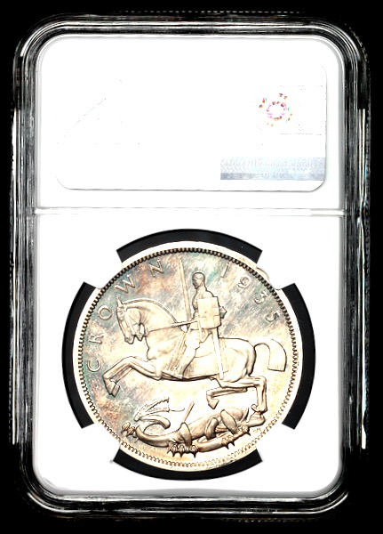 1935 George V Proof Crown NGC - PF66 CAMEO