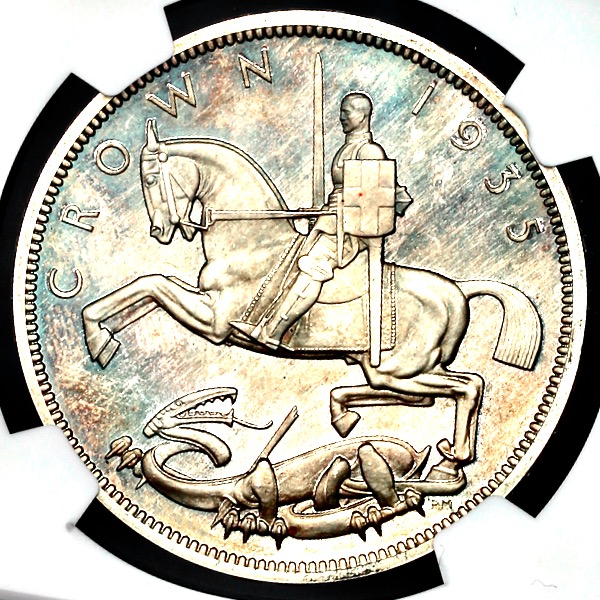 1935 George V Proof Crown NGC - PF66 CAMEO