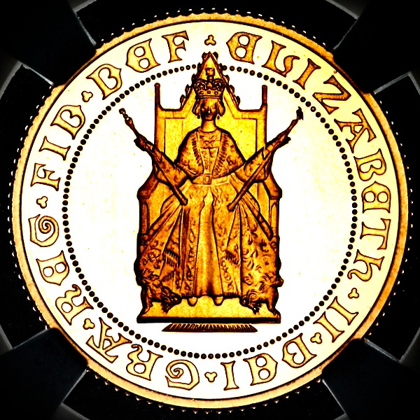 1989 Elizabeth II Proof Sovereign FDC grade. NGC PF70 Ultra Cameo
