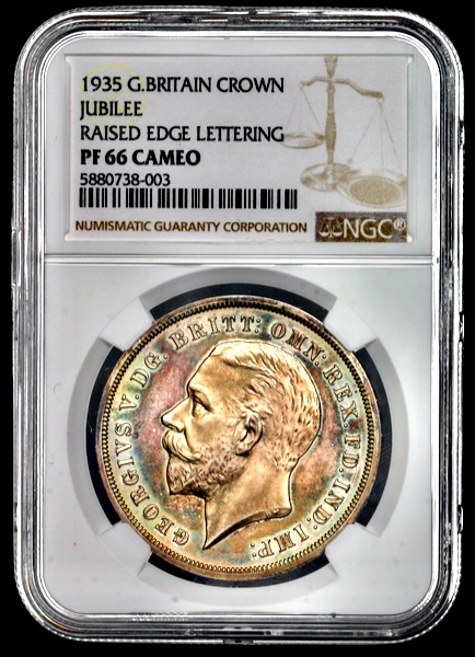 1935 George V Proof Crown NGC - PF66 CAMEO