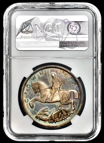 1935 George V Proof Crown NGC - PF66 CAMEO