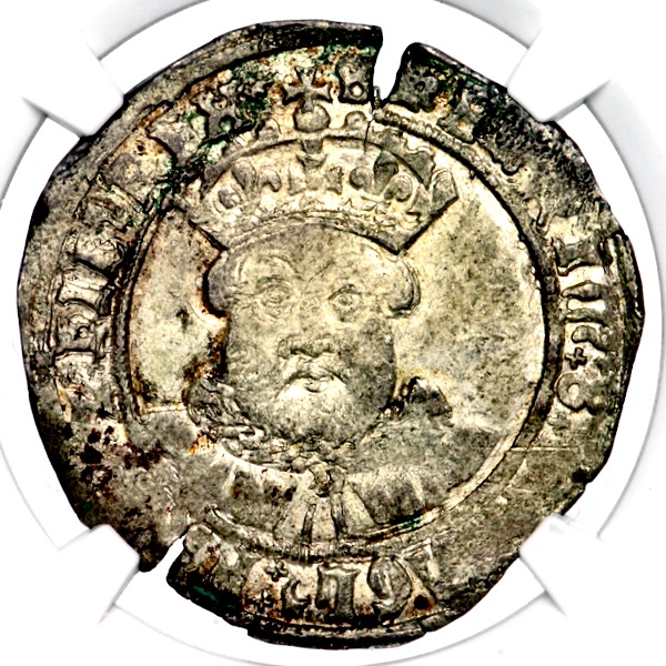 1544-47 Henry VIII Testoon NGC - AU55