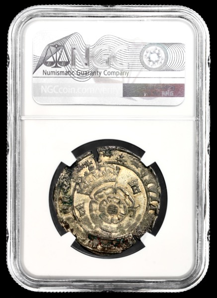 1544-47 Henry VIII Testoon NGC - AU55