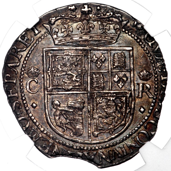 1637-1642 Charles I Twelve Shillings NGC - AU58