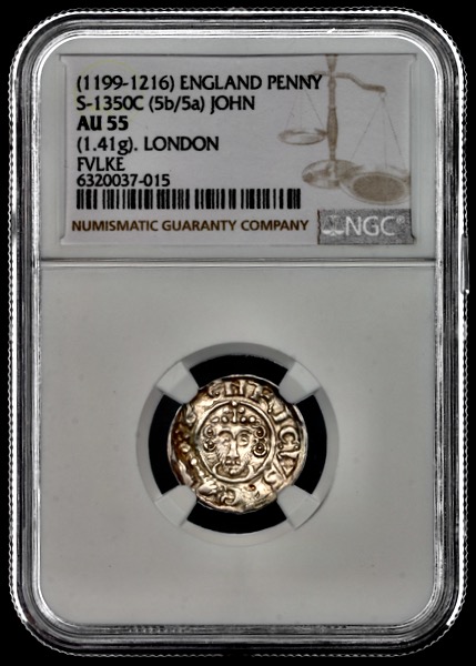 1199-1216 John Penny NGC - AU55