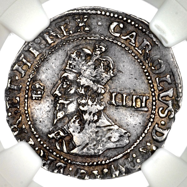 1644 Charles I Groat NGC - AU53