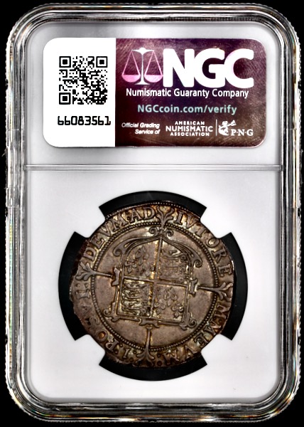 1601-1602 Elizabeth I Halfcrown NGC - About Uncirculated 58