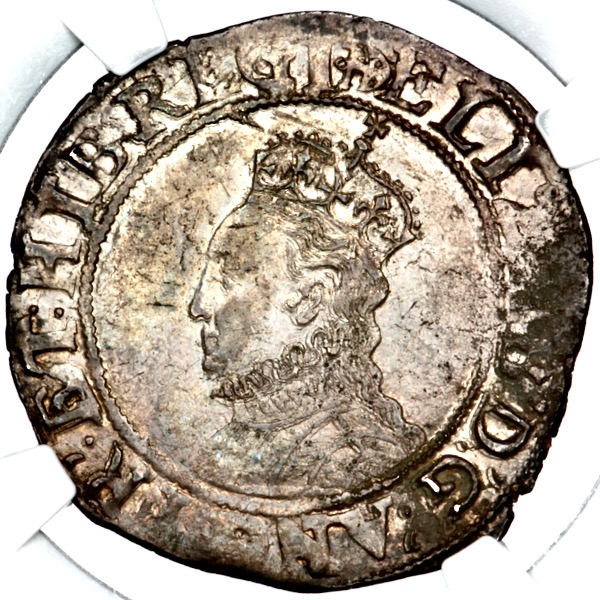 1598-1600 Elizabeth I Shilling NGC - About Uncirculated 58
