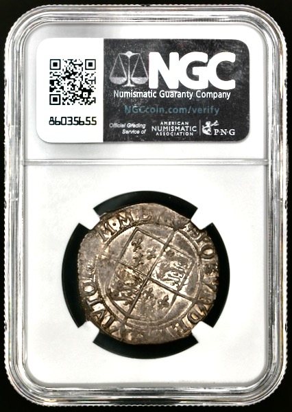 1598-1600 Elizabeth I Shilling NGC - About Uncirculated 58