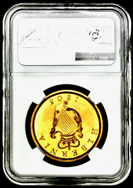 1805 George III Ireland Proof Penny NGC - PF66 ULTRA CAMEO