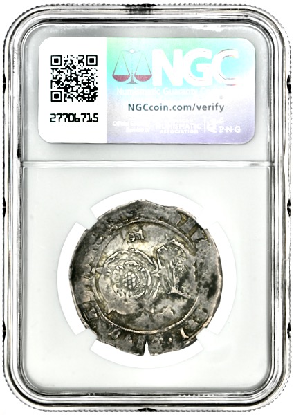 1544-47 Henry VIII Testoon NGC - AU53