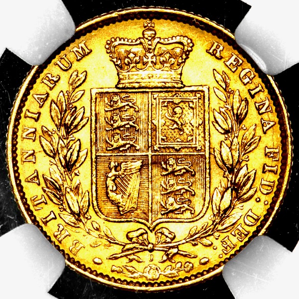 1870 Victoria Sovereign Uncirculated. NGC - MS63