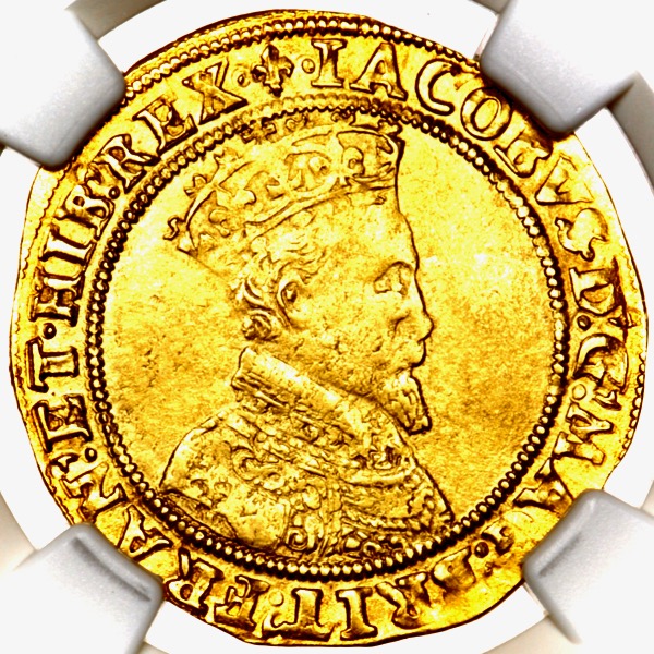 1604-1606 James I Double Crown NGC - AU55