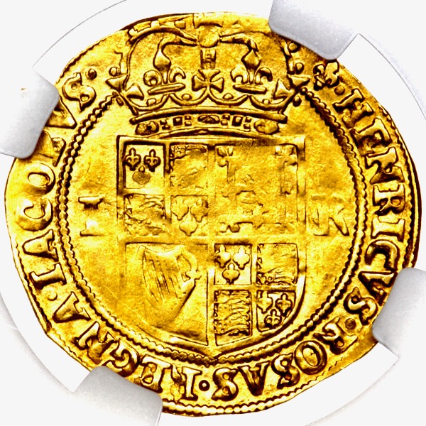 1604-1606 James I Double Crown NGC - AU55