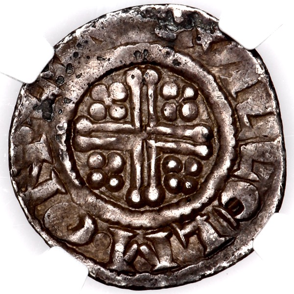 1189-1199 Richard I Penny NGC - AU55
