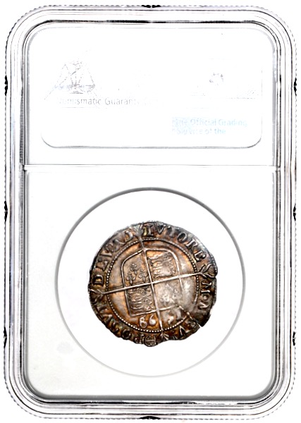 1599/8 Elizabeth I Sixpence NGC - AU55