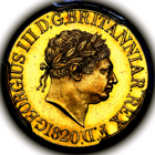 1820 King George III Roman I Sovereign