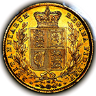 1872 M Queen Victoria Australia Melbourne Sovereign