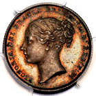 1841 Queen Victoria Shilling