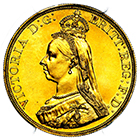 1887 Queen Victoria Five Pounds