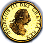 1799 King George III Gilt Proof Halfpenny
